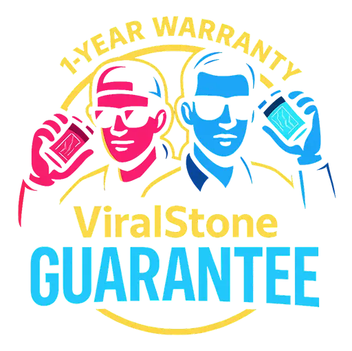 1-year warranty badge